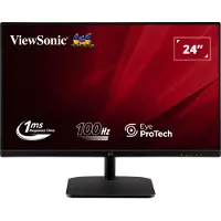 Viewsonic LED-näyttö - - VA2432-MHD-3 - 24 tuumaa - 1920 x 1080 pikseliä - Musta