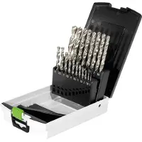 Festool Metalliporanteräsarja HSS D 1-10 Sort/19x; 1-10 mm; 19 kpl.