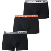 Nike Bokserit Essential Cotton Stretch 3-pack - Musta/multicolor, koko X-Small