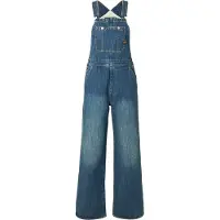 G-Star Straight Leg Dungaree - Dark blue - Women