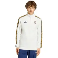 Adidas Real Madrid Track Top Og Half Zip - Valkoinen - , koko Large