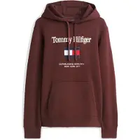 Tommy Hilfiger Tommy Embro Flag Hoodie - Brown - XS