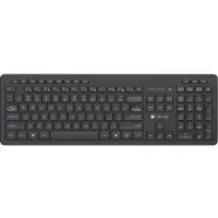 Techly RF 2.4GHz wireless keyboard USB chocolate