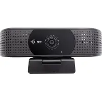 I-Tec Solomon 500 4K UHD, automaattitarkennus -webkamera + kaksoismikrofoni, musta