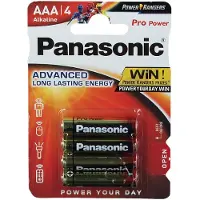 Panasonic 1x4 LR03PPG, Kertakäyttöinen akku, Alkali, 1,5 V, 4 kpl, Sininen, Kulta, Punainen, 10,5 mm (LR03PPG/4BP)