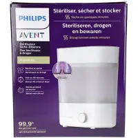 Philips AVENT Steam Sterilizer Premium SCF293/00 kuivaava sterilisaattori 1 kpl
