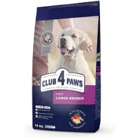Club 4 paws Premium Täysrehu isojen rotujen koirille, 14 kg