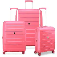 Modo By Roncato Starlight 3.0 4-pyöräinen Matkalaukkusetti 3-osainen Laajennettava Pinkki