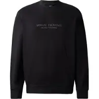 Armani Exchange Collegepaita tummanharmaa / musta