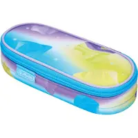 Herlitz Etui Little Monster, Pehmeä lyijykynäkotelo, Polyesteri, Sininen, Lila, Keltainen, Kuvio, Vetoketju, Aikuinen/lapsi (50049202)