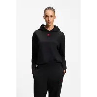 HUGO for woman. 50556816 Signature black sweatshirt (M), Homewear, Cotton, Long sleeve
