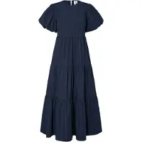 Y.A.S Yascolea Ss Ankle Dress S. Noos - Navy - 36