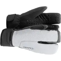 Craft Adv Subz Siberian Split finger -hanskat hopea/musta