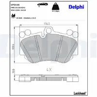 Delphi Jarrupalasarja LP2116, edessä