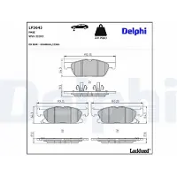 Delphi Jarrupalasarja LP3643, edessä