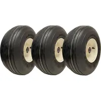 Parnells 15x6,00-6 Multi Rib -ruohonleikkurin pyörät 6-kerroksiset P508 vanne ja kansi 20 mm laakeri (3 kpl sarja)