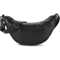 Liebeskind Moon Crossbody-laukku Nahka 38 cm Musta