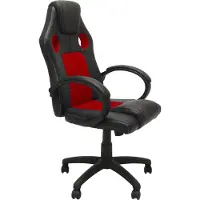 Topeshop FOTEL ENZO CZER-CZAR office/computer chair Padded seat Padded backrest