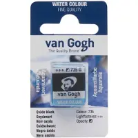 Taidepiste VG akvarelli 735 Oxide Black - 1/2 nappi