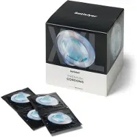 Satisfyer Kondomit 100 kpl - Kirkas - 2XL
