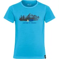 Jack Wolfskin Kids' Hiking Graphic T Empire Blue 140