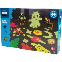 Plus plus Build And Glow - Glow In The Dark / 360 Pcs - Multi/patterned - ONE SIZE