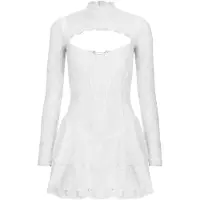 OW Collection Nori Corset Mini Dress (2-Piece) - White - M