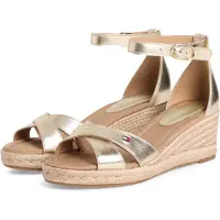 Tommy Hilfiger Mid Wedge Espad X Cross Gold - Gold - 39