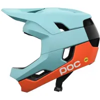 POC Otocon Race MIPS fullface-kypärä indicolite blue/carnelian orange