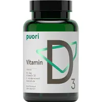 Puori D3 Vitamin D 2500IE (62,5µg) 120 kpl