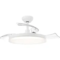 Philips Solr Retractable Fan 42' 32W+35W WH ON