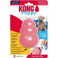 Kong Puppy L, vaaleanpunainen koiran lelu