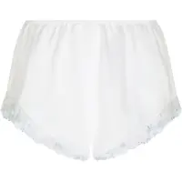 Hunkemoller Short Satin Emb Peonie - Cream - XL
