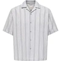Only & Sons Onswalker Rlx Resort Ss 035 Shirt Noos - Grey - XL