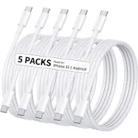 INF 5 kpl 2M CTO C -datakaapeli, PD60W pikalatauskaapeli M 5-pakkaus