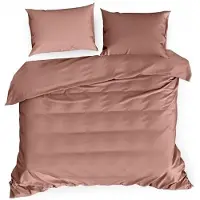 Eurofirany Vuodevaatesetti Nova3 POS/NOVA3/RÓŻ 180x200 Satiini Vaaleanpunainen Vetoketjullinen