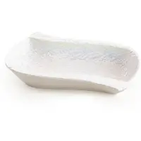 Hobby Hall Tarjoilulautanen Eurofirany C/NINA/MIS/01 helmenvalkoinen keramiikka 26x18x5 cm