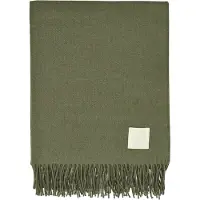 Scandi Living Loom puuvillatorkkupeitto 125x170 cm Khaki