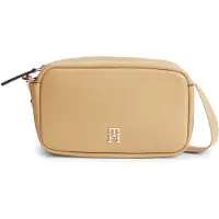 Tommy Hilfiger Olkalaukku 'Logo Tape Camera' beige
