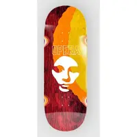 Opera Skateboards Triple Torn Big Mask 11" Skeittilaudan dekki red / orange Koko Uni