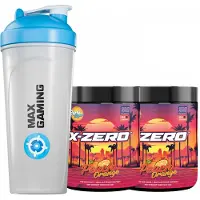 X-Gamer X-Zero Peach Orange - 2 x 100 Annos + Shaker