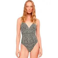 Gisela Wire-free Animal Print Uimapuku
