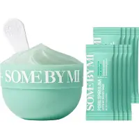 SOME BY MI PDRN Spirulina Soothing Sherbet Mask rauhoittava kasvonaamio viilentävä vaikutus 10x1 g