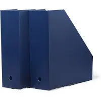 TÔNN furniture Pia lehtikotelо Midnight blue, 10×31×30 cm, 2-pack