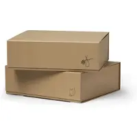 TÔNN furniture Pac box säilytyslaatikko TÔNN x MAJASBOK Mocca, 32,5x10,5x30 cm, 2-pack