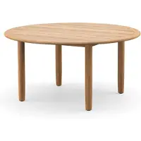Dedon , TIBBO ruokapöytä Ø 150 cm, w/parasol hole BQM teak 0205
