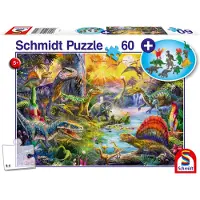 Schmidt Dinosaurushahmot 60-osainen Palapeli