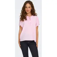 JDY Jdylima Life S/S Top Wvn Noos - Pink - 36