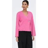 ONLY Onljing Ls Vneck One Button Cardi Ex Knt - Pink - L