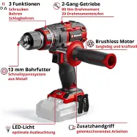 Einhell Professional TP-CD 18/80 Solo 18 V langaton iskuporakone